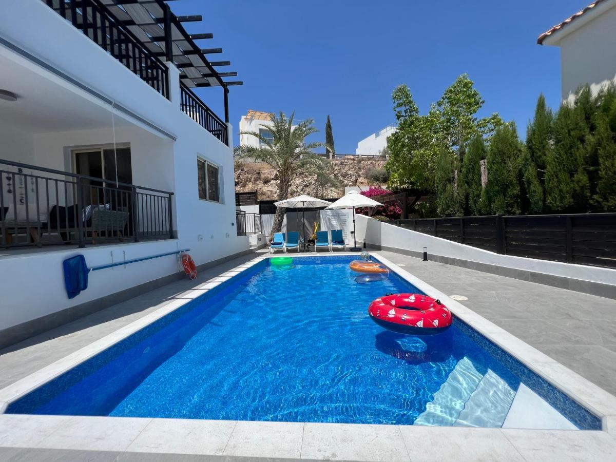 Villa Marina Sea-View Private Pool Pegeia Eksteriør billede