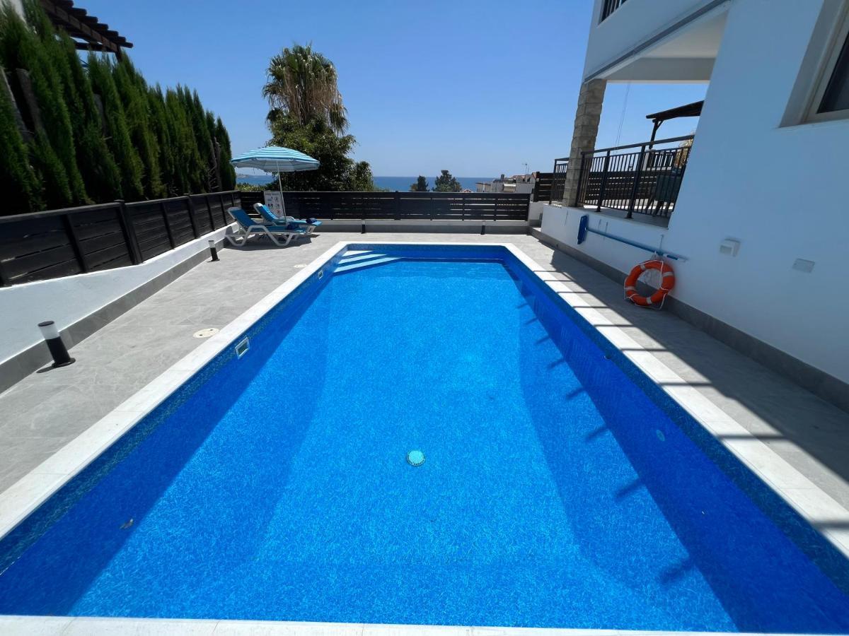 Villa Marina Sea-View Private Pool Pegeia Eksteriør billede