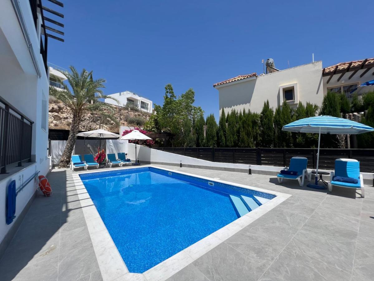 Villa Marina Sea-View Private Pool Pegeia Eksteriør billede