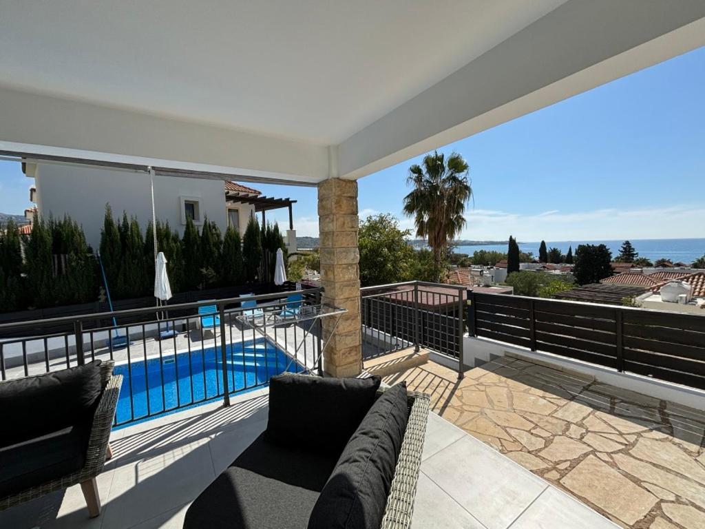 Villa Marina Sea-View Private Pool Pegeia Eksteriør billede