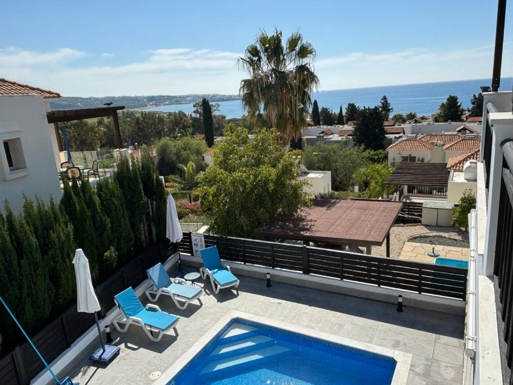 Villa Marina Sea-View Private Pool Pegeia Eksteriør billede